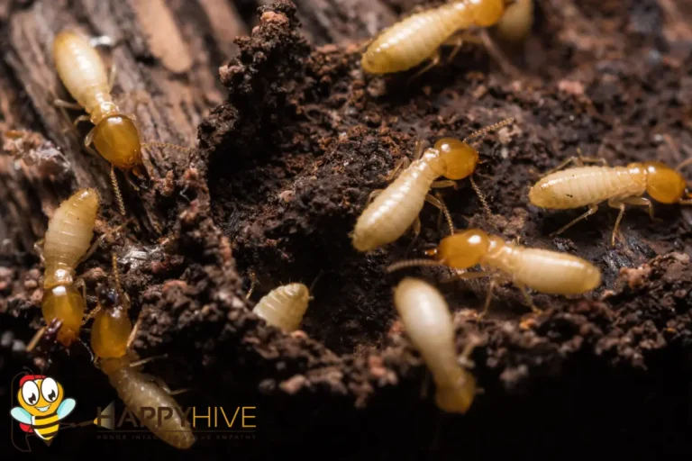termites on the wood